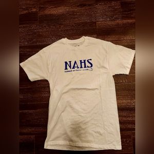 Hanes High School Club T Shirt Men's Medium White